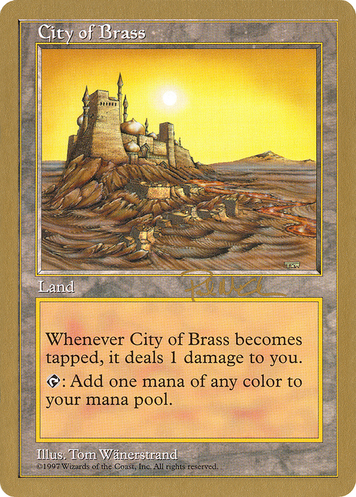City of Brass - 1997 Paul McCabe (5ED) (WCD-) - World Championship Decks 1997