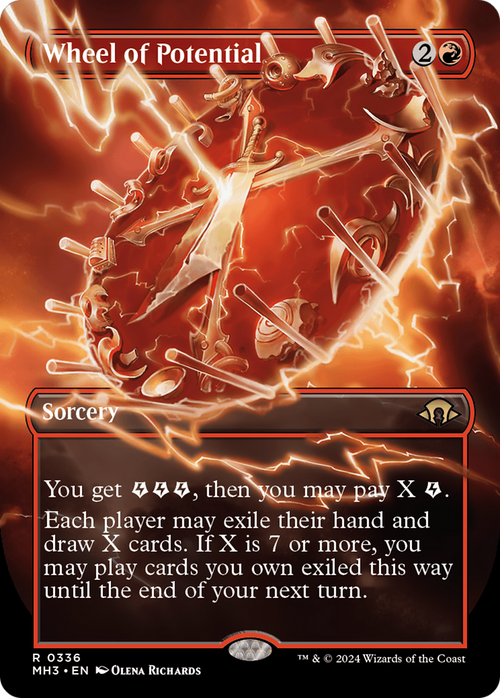 Wheel of Potential (Borderless) (MH3-336) - Modern Horizons 3