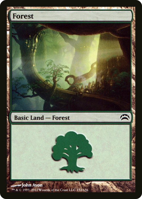Forest (152) (PC2-152) - Planechase 2012 Foil