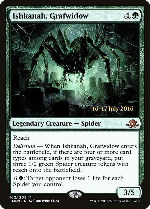 Ishkanah, Grafwidow (PRE-162S) - Eldritch Moon Promos Foil