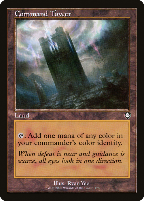 Command Tower (Retro Frame) (BRC-178) - The Brothers' War Commander