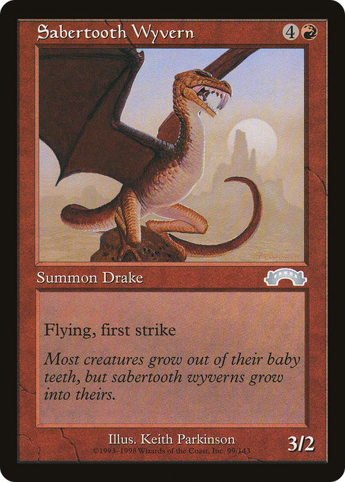 Sabertooth Wyvern (EXO-099) - Exodus