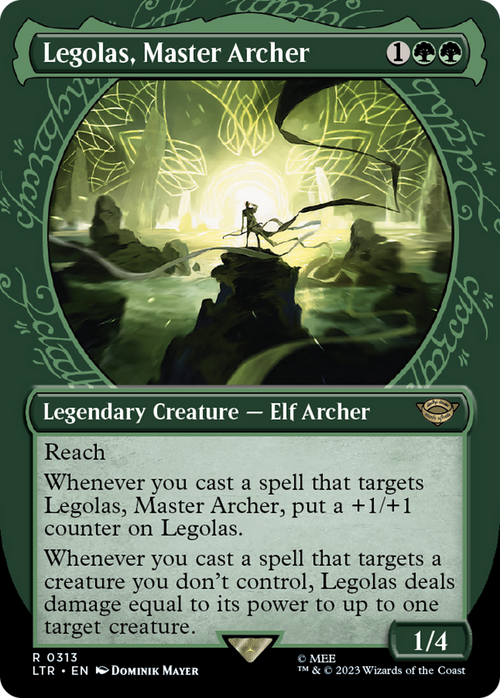 Legolas, Master Archer (Showcase) (LTR-313) - The Lord of the Rings: Tales of Middle-earth: (Showcase) (Borderless)