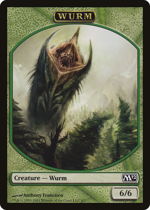 Wurm Token (M12-006) - Magic 2012 Tokens