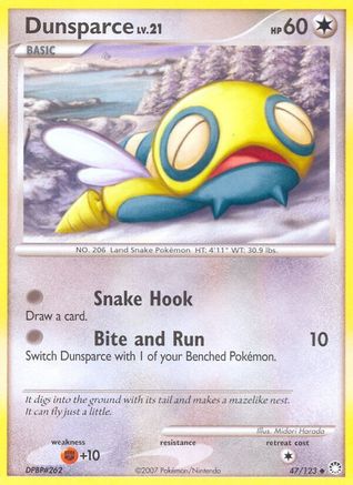 Dunsparce  - Reverse Holofoil Mysterious Treasures - Uncommon
