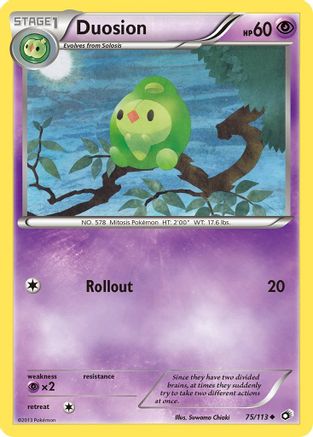 Duosion  - Reverse Holofoil Legendary Treasures - Uncommon