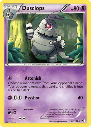 Dusclops  Boundaries Crossed - Uncommon