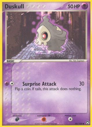 Duskull 050  - Reverse Holofoil Power Keepers - Common