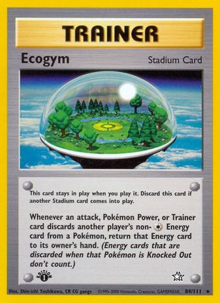 Ecogym 084  - 1st Edition Neo Genesis - Rare