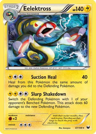 Eelektross  - Reverse Holofoil Dark Explorers - Holo Rare