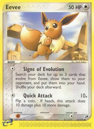 Eevee 063  Sandstorm - Common