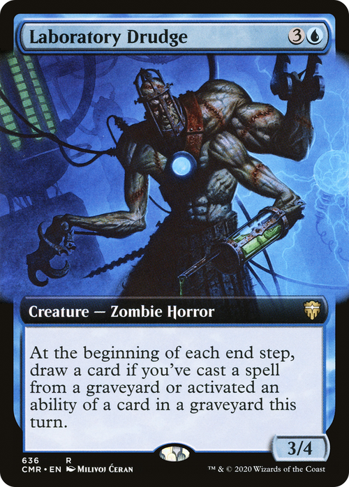 Laboratory Drudge (Extended Art) (CMR-636) - Commander Legends: (Extended Art) Foil