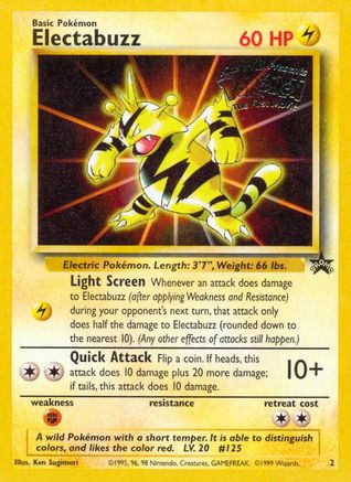 Electabuzz (Movie Promo) 002  WoTC Promo - Promo