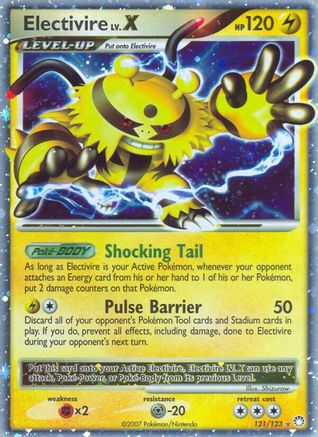 Electivire LV.X  - Holofoil Mysterious Treasures - Ultra Rare