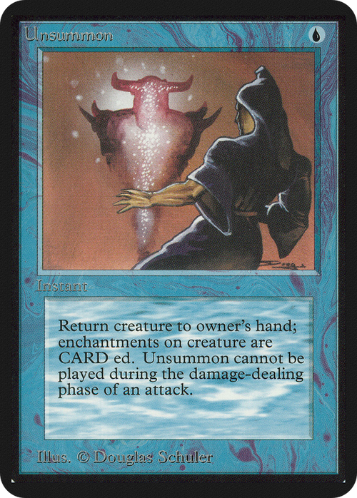 Unsummon (LEA-) - Limited Edition Alpha