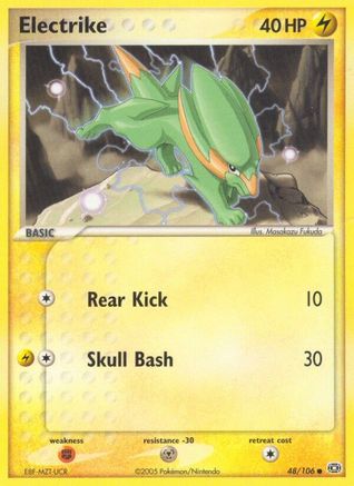 Electrike - 048/106/106  - Reverse Holofoil Emerald - Common