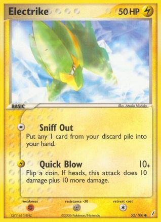 Electrike 052/100  Crystal Guardians - Common