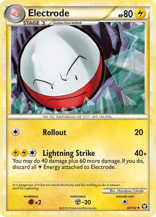 Electrode  - Reverse Holofoil Triumphant - Uncommon