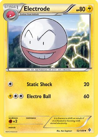 Electrode  - Reverse Holofoil Boundaries Crossed - Uncommon