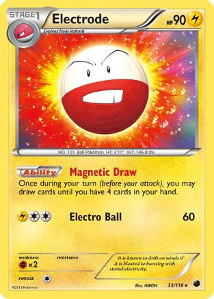 Electrode  - Reverse Holofoil Plasma Freeze - Holo Rare