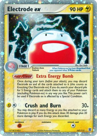 Electrode ex  - Holofoil FireRed & LeafGreen - Ultra Rare