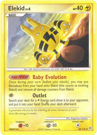 Elekid 048/130  Diamond and Pearl - Uncommon