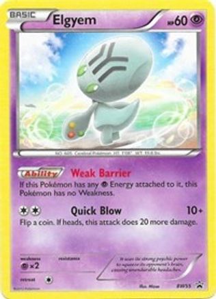 Elgyem - BW55  Black and White Promos - Promo