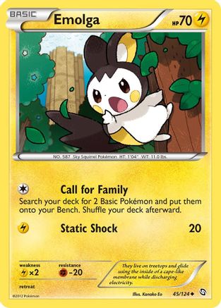 Emolga  Dragons Exalted - Uncommon
