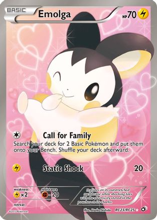 Emolga (Full Art) RC23  - Holofoil Legendary Treasures Radiant Collection - Ultra Rare