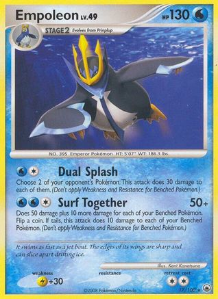 Empoleon  - Reverse Holofoil Majestic Dawn - Rare