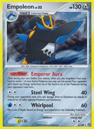 Empoleon  - Holofoil Stormfront - Holo Rare
