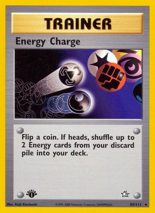 Energy Charge 085  - 1st Edition Neo Genesis - Rare