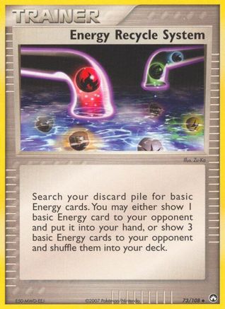 Energy Recycle System  Power Keepers - Uncommon