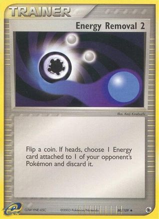 Energy Removal 2  - Reverse Holofoil Ruby and Sapphire - Uncommon