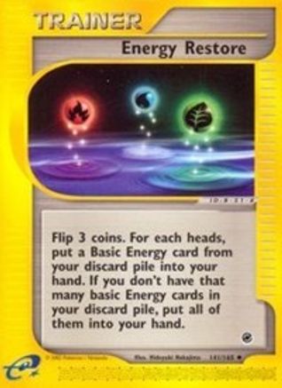 Energy Restore  - Reverse Holofoil Expedition - Uncommon