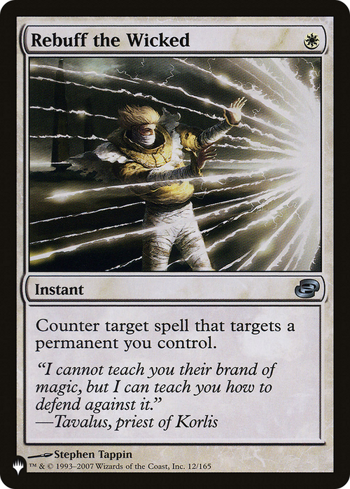 Rebuff the Wicked (LIST-12/165) - The List