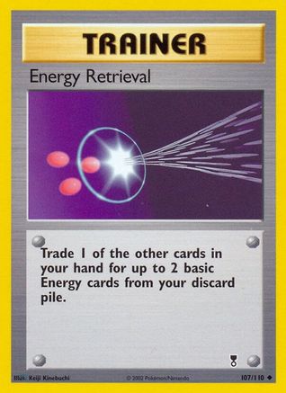 Energy Retrieval/110  - Reverse Holofoil Legendary Collection - Uncommon