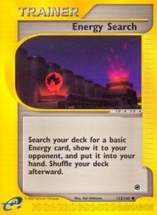 Energy Search 153  - Reverse Holofoil Expedition - Common