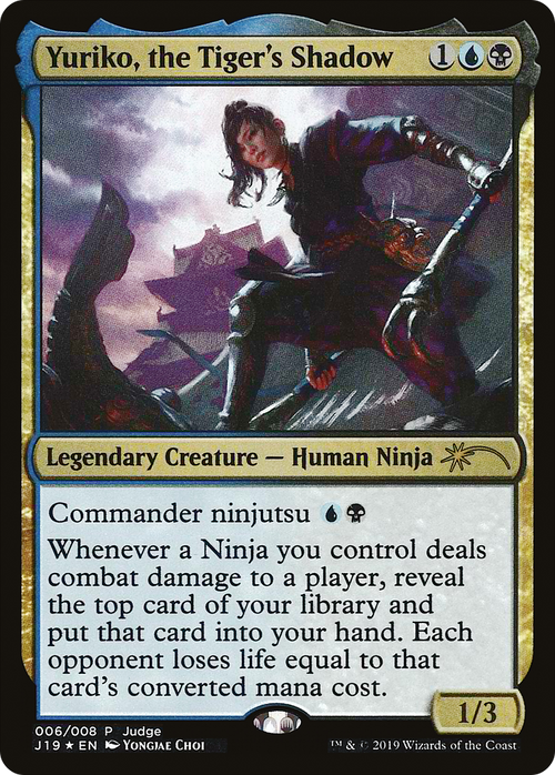 Yuriko, the Tiger's Shadow (JDG-006) - Judge Gift Cards 2019 Foil