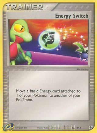 Energy Switch  - Reverse Holofoil Ruby and Sapphire - Uncommon