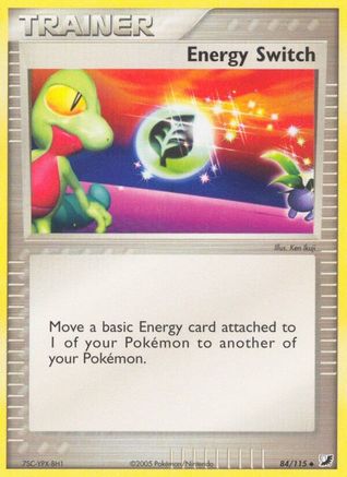 Energy Switch  - Reverse Holofoil Unseen Forces - Uncommon