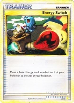 Energy Switch (Raichu)  HGSS Trainer Kit Gyarados & Raichu - Common