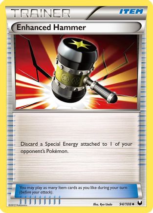 Enhanced Hammer  - Reverse Holofoil Dark Explorers - Uncommon