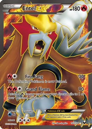 Entei EX (103 Full Art)  - Holofoil Dark Explorers - Ultra Rare
