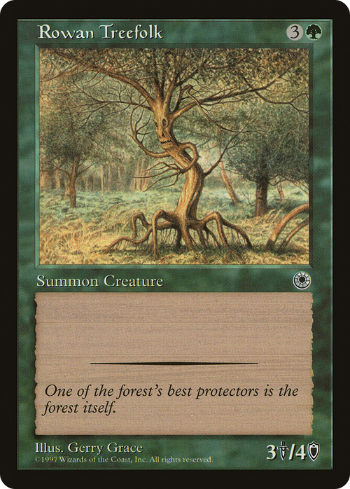 Rowan Treefolk (POR-) - Portal