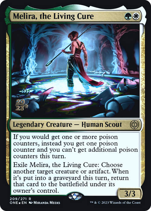 Melira, the Living Cure (PRE-209) - Phyrexia: All Will Be One Promos Foil