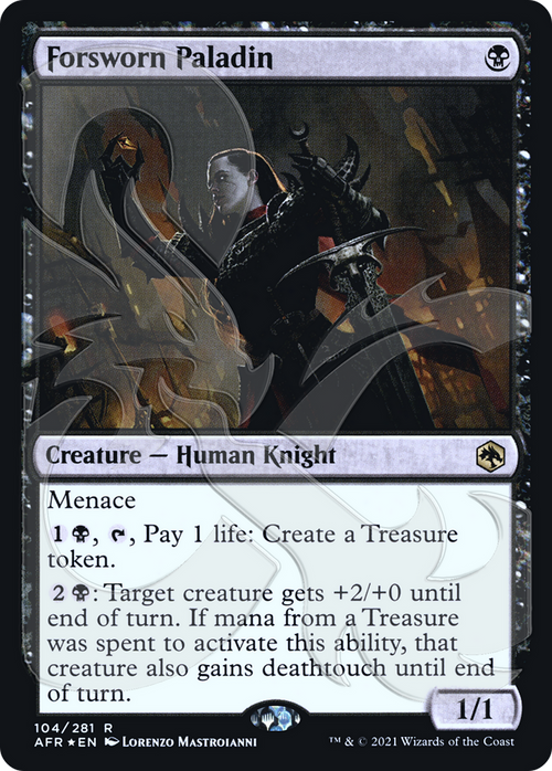 Forsworn Paladin (AFR&-104A) - Adventures in the Forgotten Realms Promos Foil