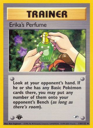 Erika's Perfume 110  - 1st Edition Gym Heroes - Uncommon