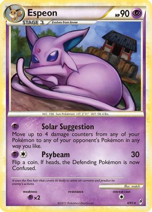 Espeon  - Reverse Holofoil Call of Legends - Holo Rare