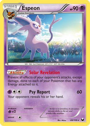Espeon/108  Dark Explorers - Rare